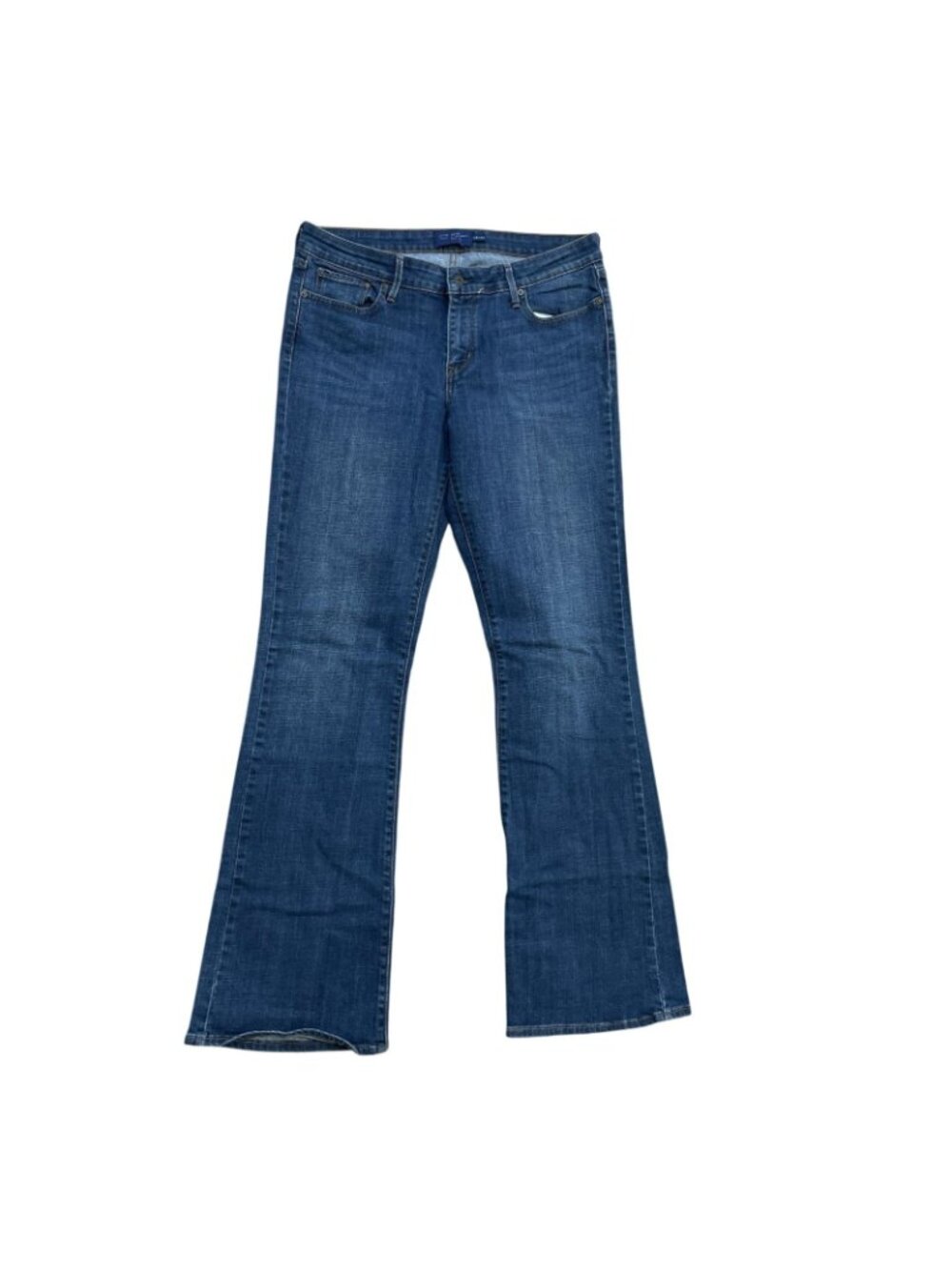 Levi's Women's 12/31 Slight Curve Bootcut Jeans Stretch Denim Blue Classic B1269 - Picture 4 of 14
